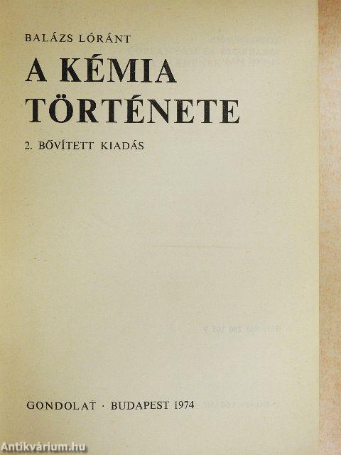 A kémia története