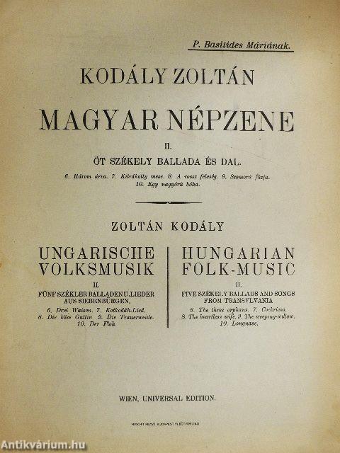 Magyar népzene II.
