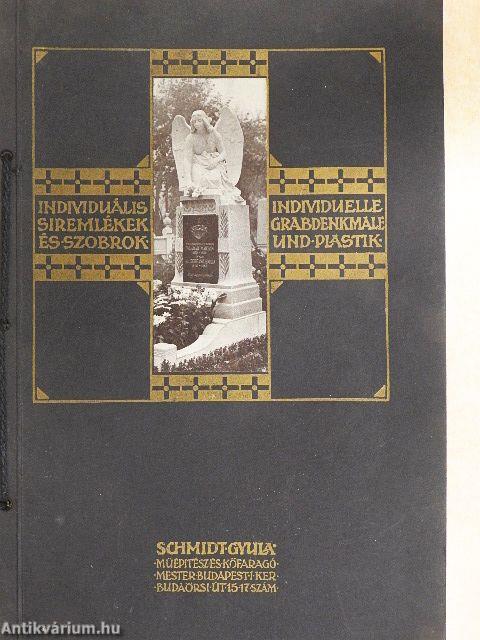 Individuális siremlékek és szobrok