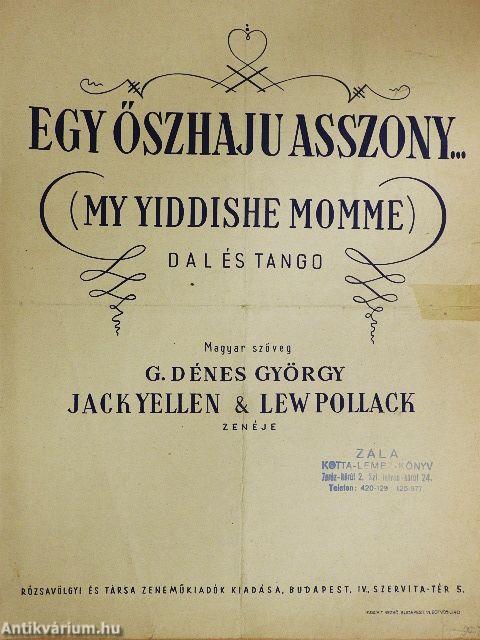 Egy őszhaju asszony...