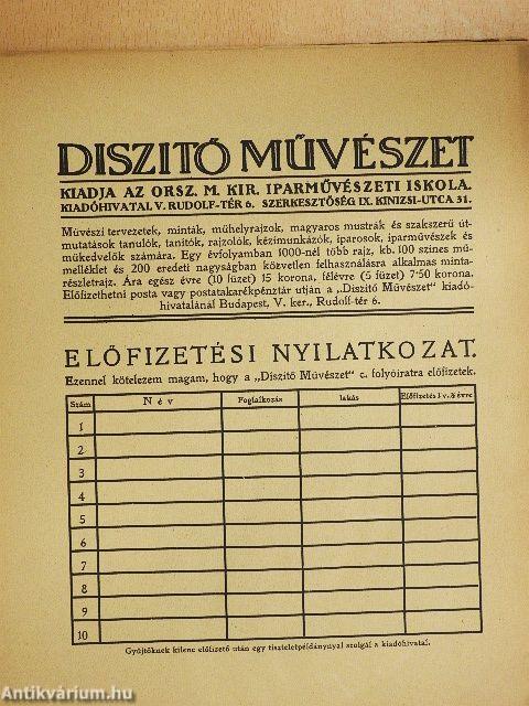 Diszitő művészet 1914/1.