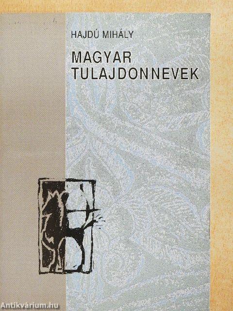 Magyar tulajdonnevek