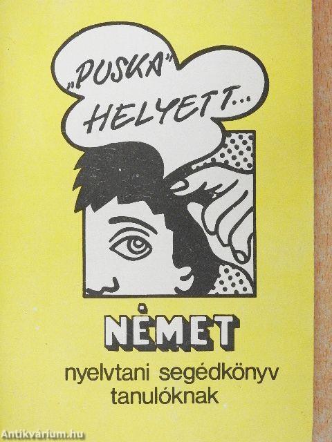 Német nyelvtani segédkönyv tanulóknak