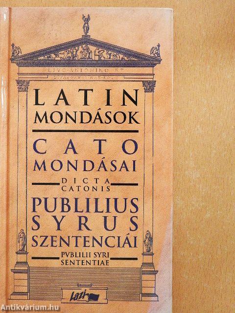 Latin mondások