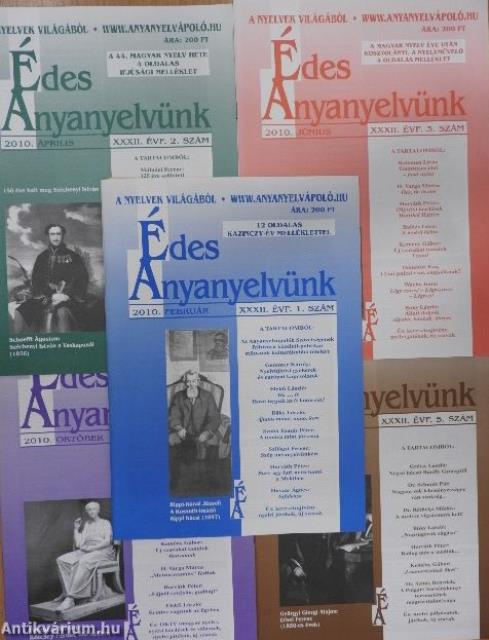 Édes anyanyelvünk 2010. február-december