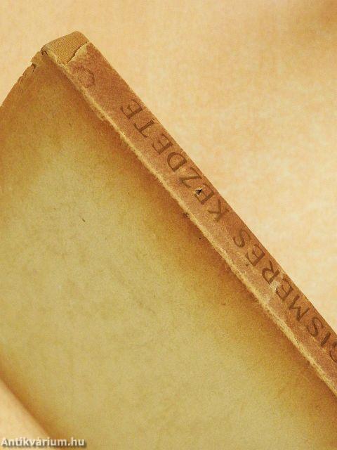 A megismerés kezdete