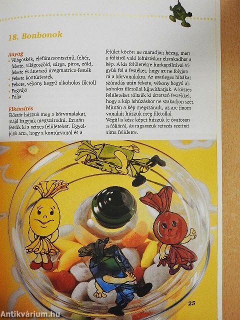 Üvegfestés - Konyhai minták