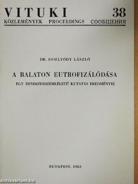 A Balaton eutrofizálódása