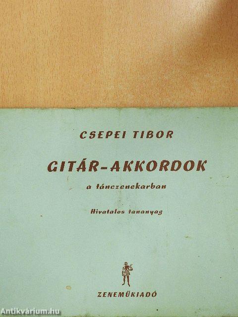 Gitár-akkordok a tánczenekarban