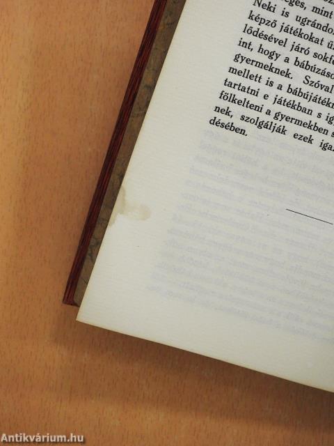 A gyermek és a játék (dedikált példány)