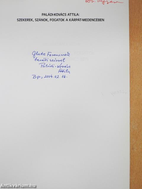 Szekerek, szánok, fogatok a Kárpát-medencében (dedikált példány)