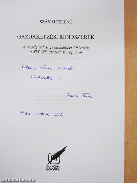 Gazdaképzési rendszerek (dedikált példány)