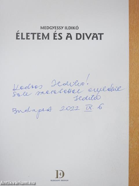 Életem és a divat (dedikált példány)