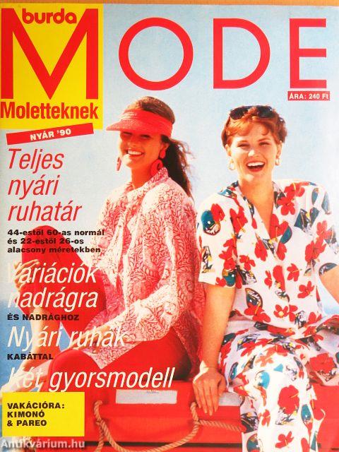Burda Mode Moletteknek '90 nyár