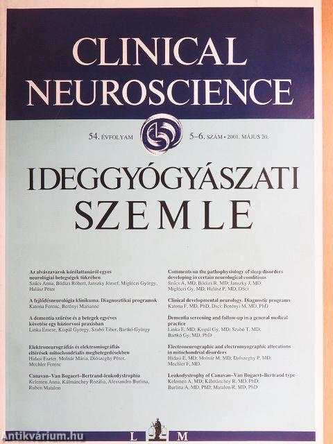 Ideggyógyászati Szemle 2001. május 20.