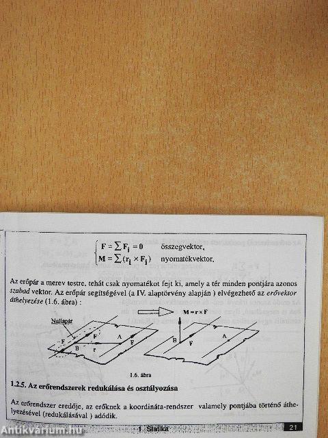 Mechanika képletgyűjtemény főiskolásoknak