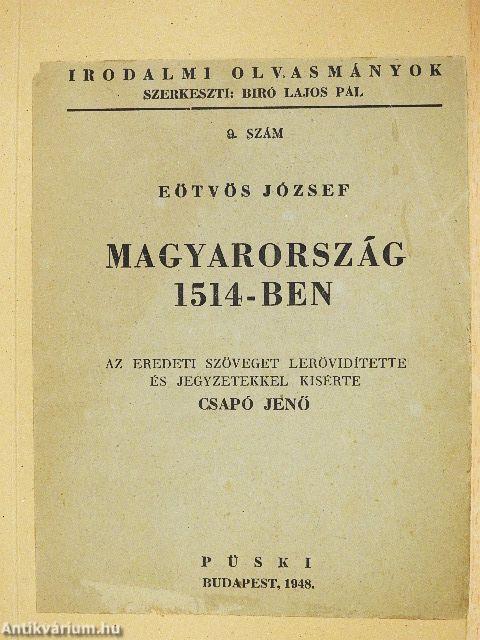 Magyarország 1514-ben