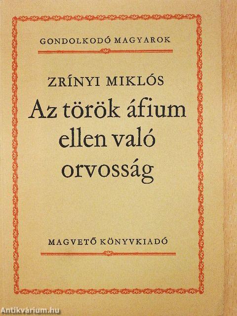 Az török áfium ellen való orvosság