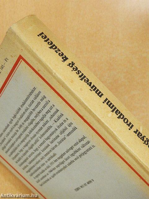 A magyar irodalmi műveltség kezdetei