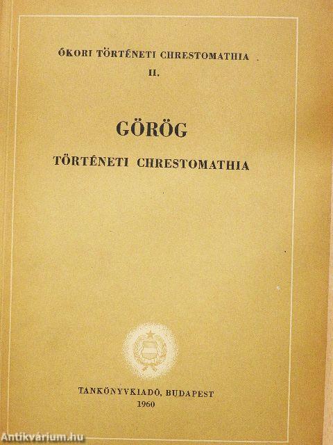 Görög történeti chrestomathia