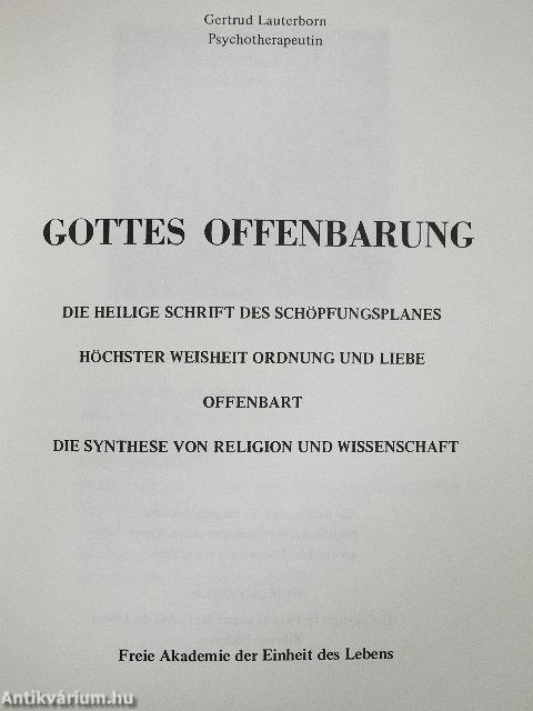Gottes Offenbarung