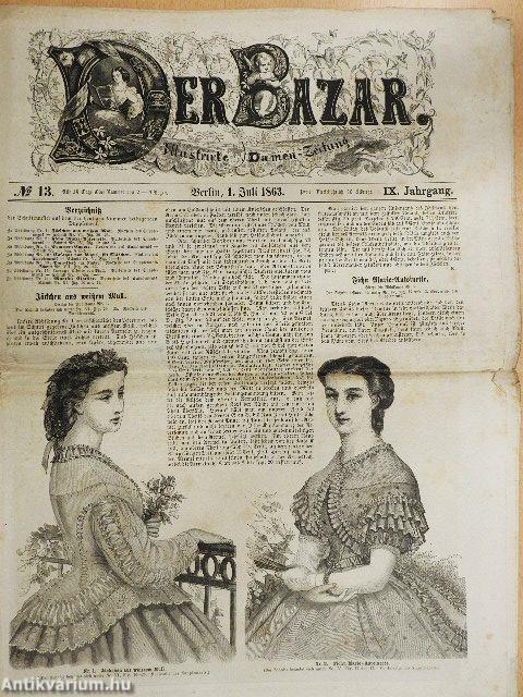 Der Bazar 1. Juli 1863. (gótbetűs)