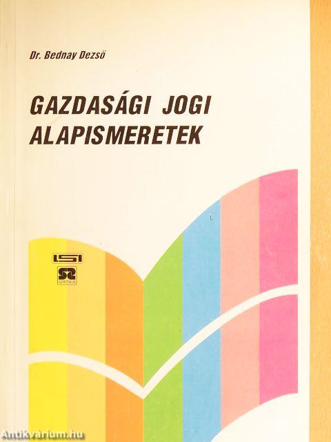Gazdasági jogi alapismeretek