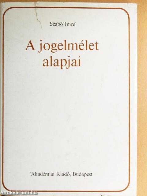 A jogelmélet alapjai
