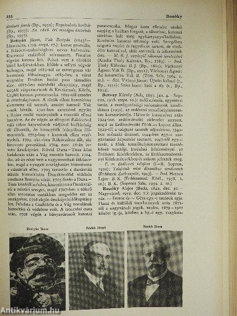 Magyar Életrajzi Lexikon I-III.