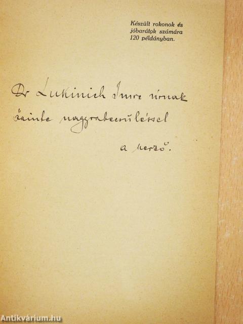 Mezőmadarasi Magyar Pál és János útja Marosszékből Gömörbe (dedikált példány)