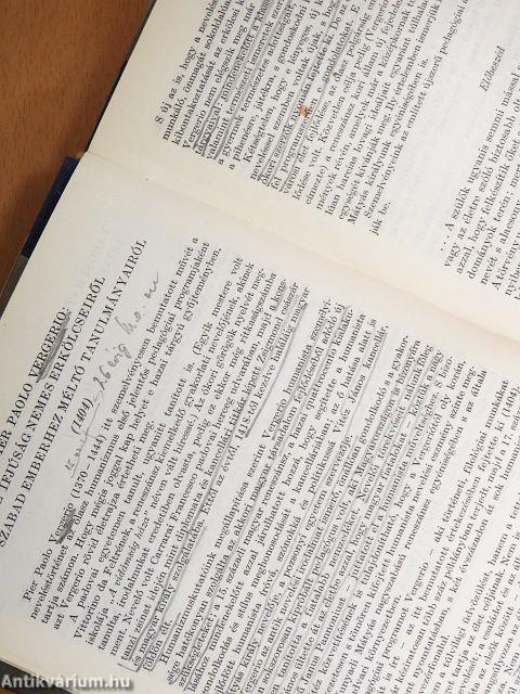 Dokumentumok a magyar nevelés történetéből 1100-1849