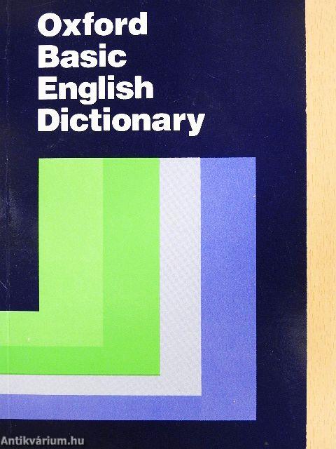 Oxford Basic English Dictionary