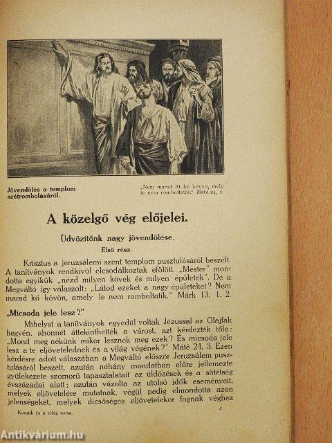 Korunk és a világ sorsa