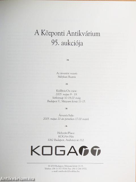 A Központi Antikvárium 95. aukciója