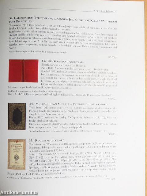 A Központi Antikvárium 94. aukciója