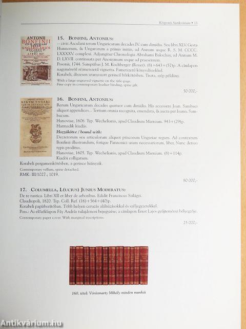 A Központi Antikvárium 79. aukciója