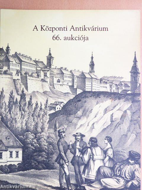 A Központi Antikvárium 66. aukciója