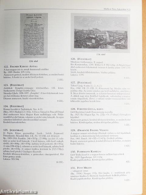 A Központi Antikvárium 66. aukciója