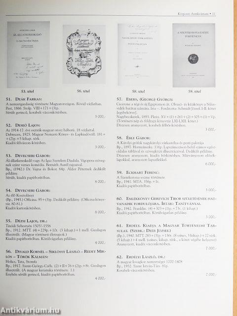 A Központi Antikvárium 75. aukciója