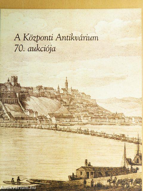 A Központi Antikvárium 70. aukciója