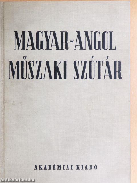 Magyar-angol műszaki szótár