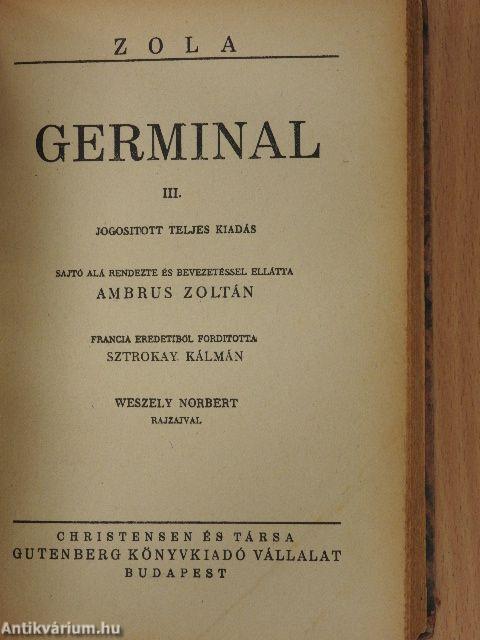 Germinal I-III.