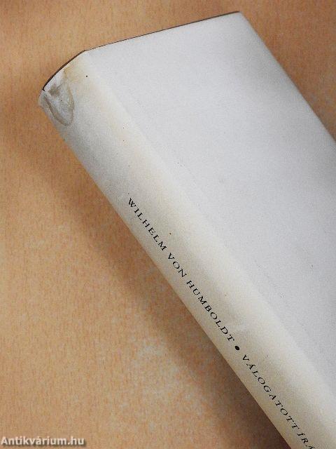 Wilhelm von Humboldt válogatott írásai