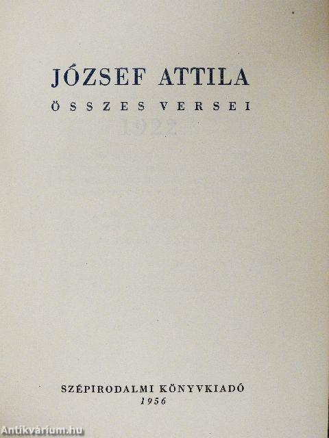 József Attila összes versei