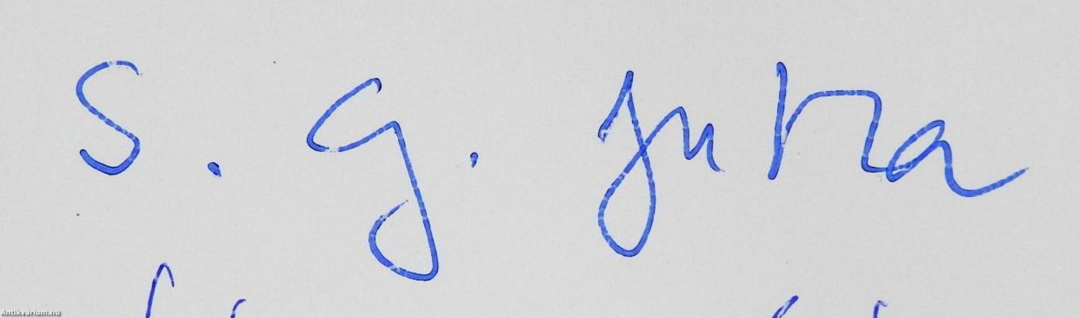 Bicske sava-borsa (dedikált példány)