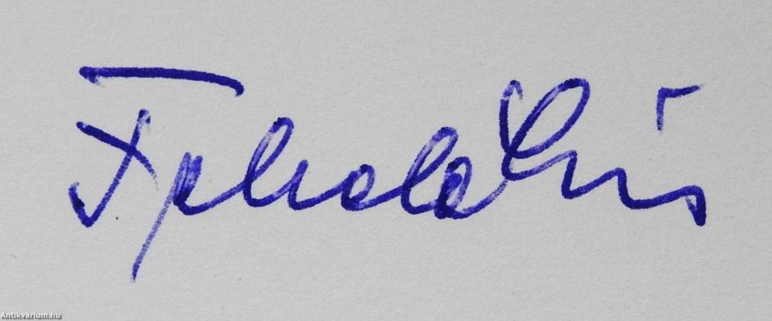 Vegetáció és dinamizmus (dedikált példány)