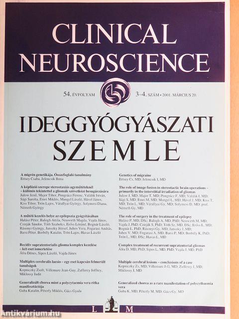 Ideggyógyászati Szemle 2001. március 20.