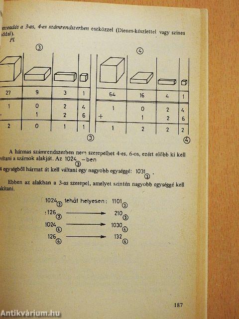 Kézikönyv az ideiglenes matematika-tanterv 4. osztályos anyagának tanításához I.