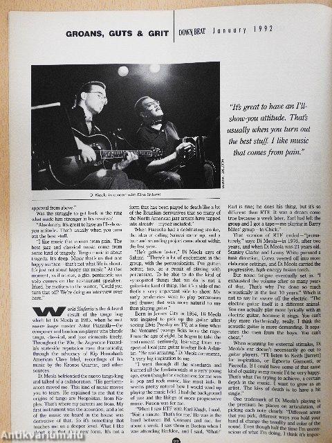 DownBeat January 1992