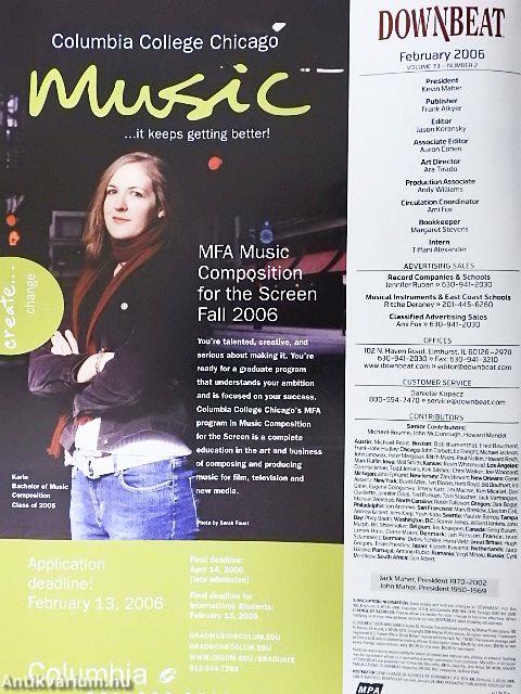 DownBeat February 2006